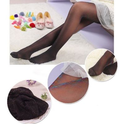 Women Anti-hook Night Party Stockings Pantyhose Shiny Tights Glitter